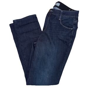Wit & Wisdom AB Solution Straight Leg Dark Indigo Jeans Denim Size 8 Stretch